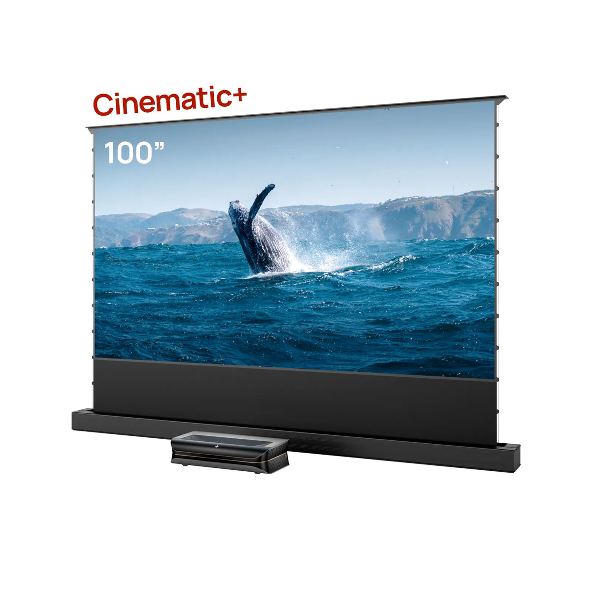 LTV-3000 Pro + 100'' -120'' Motorisierte Bodenleinwand-Paket
