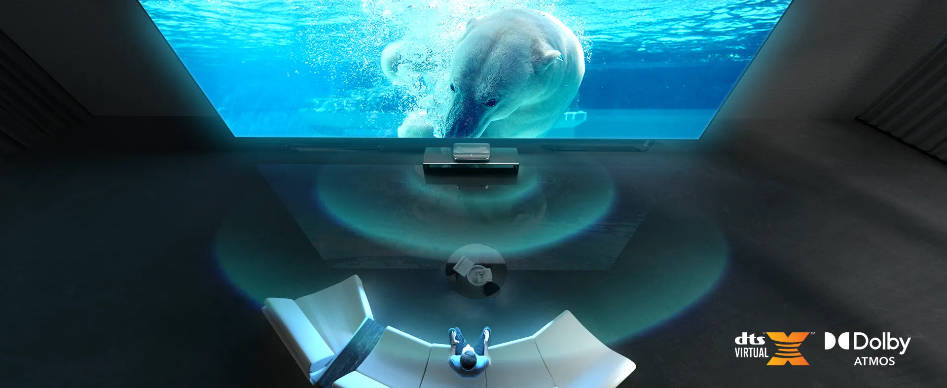 Immersiver Heimkino-Sound mit Dolby Atmos und DTS Virtual X im LTV-3000 Pro Beste Beamer.