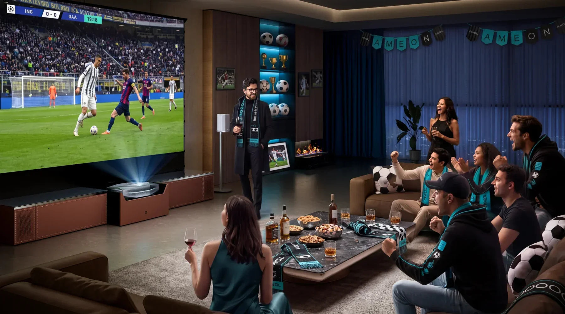 Stadion-Feeling für Zuhause: Heim- und Gartenkino für den Fußballsommer