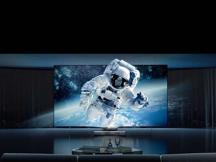 LTV-3000 Pro 4K UST Beamer beeindruckende 3D-Darstellung mit Astronautenbild.