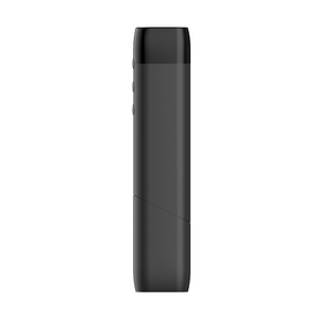 Seitliche Ansicht der AWOL Vision Fernbedienung für kabellose Beamer Lautsprecher im Surround‑Sound‑System.