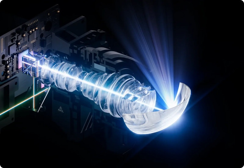 Aetherion Titan-Thermonetz zur Vermeidung von Defokussierung und Fokusdrift im optischen System.