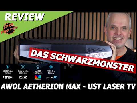 Awol Aetherion Max Review - The Black Monster of Laser Short-Throw Projectors | Gaming in 200 Inches